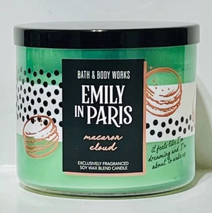 Bath & Body Works + EMILY IN PARIS Limited Edition MACARON CLOUD 3-Wick Candle - Picture 1 of 2