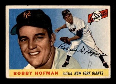 1955 Topps #17 Bobby Hofman   VG/VGEX X3587018 - Image 1 of 3