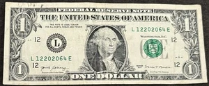 2017 San Francisco $1 Bill December 20th 2064 Birthday/Anniversary Evens Only - Picture 1 of 2