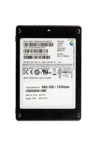 Hard drive NetApp Samsung PM1643 960GB SAS 12Gb/s 2.5" SSD X371A - Afbeelding 1 van 2