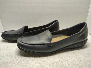 Easy Spirit "Abide" Womens Shoes SIZE 9.5M Blue Leather Slip-Ons - Picture 1 of 11