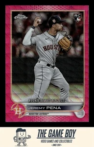 2022 Topps Chrome Update Pink Wave Refractor #USC126 Jeremy Pena Houston Astros - Bild 1 von 2