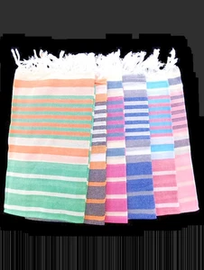 Turkish Towel Peshtemal Gym Bath Beach Throw Hammam Towel Peshtamal Pestamal - Picture 1 of 7