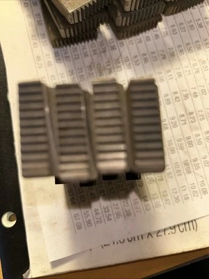 (2) COLLINS UNIQUAD PIPE THREADING DIES #2576 1-1/2-2 INCH ROTHENBERGER - Image 1 of 4