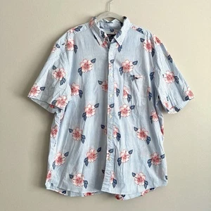 Vineyard Vines Mens Floral Print Classic Fit Shirt Size XL Hawaiian Button Down - Picture 1 of 7