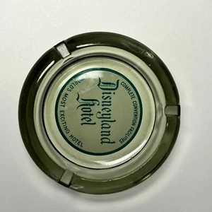 Vintage Disneyland Glass Round Ashtray EUC Collectible - Picture 1 of 2