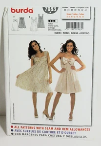 Burda Sewing Pattern 7983 Misses Dress Size 6 8 10 12 14 16 18 Free US Shipping - Picture 1 of 3