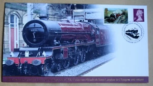 THE PRINCESS ELIZABETH RECORD RUN 75 ANIVERSARIO 2006 CUBIERTA FERROVIARIA BUCKINGHAM R19 - Imagen 1 de 2