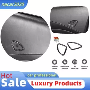 Carbon Fiber Car Door Tweeter Frame Trim Decor Sticker For Corvette C7 2014-2019 - Bild 1 von 9