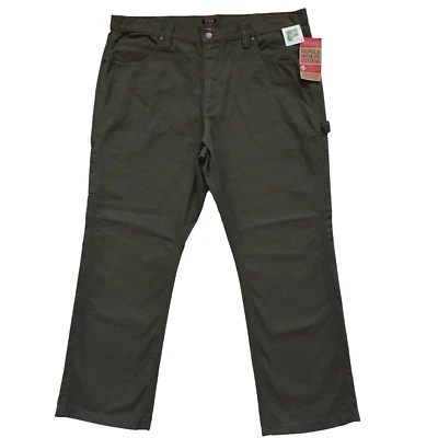 Pantalones de mezclilla Craftsman Carpenter para hombre talla 42x32 verde recubierto de teflón resistente a las manchas Foto 1 de 4