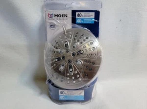 MOEN HydroEnergetix 7-Spray 5 in. Showerhead in Spot Resist Brushed Nickel - Bild 1 von 1