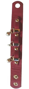 Red ~ Faux Leather ~ Snap Bracelet ~ Excellent Condition ~ Holidays - Picture 1 of 5