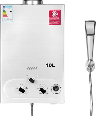 💚SCALDABAGNO A GAS GPL SCALDINO BOILER 10L SCALDA ACQUA CALDAIA DA ESTERNO 20KW - Immagine 1 di 4