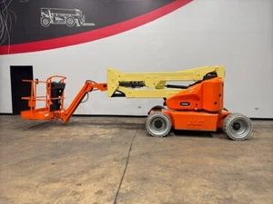 2013 JLG E450AJ 500LB PNEUMATIC ELECTRIC TELESCOPIC BOOM LIFT  STK 15325 - Picture 1 of 13