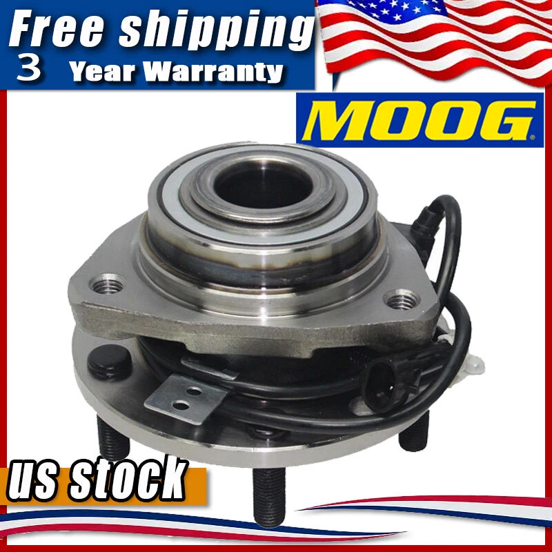 Buje de cojinete de rueda Moog delantero de 5 tacos para Chevy Blazer S10 GMC Jimmy Sonoma Hravada Foto 1 de 4