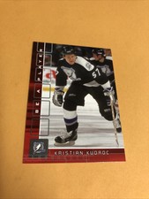 Kristian Kudroc 01-02 BAP Be A Player Ruby Card 17/200 Tampa Bay Lightning