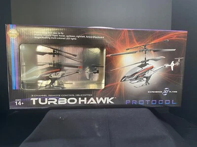 New In Box -Protocol TurboHawk 3 Chanel Remote Control Helicopter!!!!! Unopened! - Image 1 of 3
