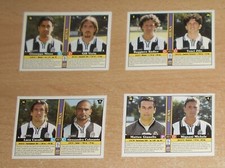 ED.MUNDICROMO LE CARDE DEL FOOTBALL 2000/2001 SIENA 4 CARD ORIGINAL!!!!