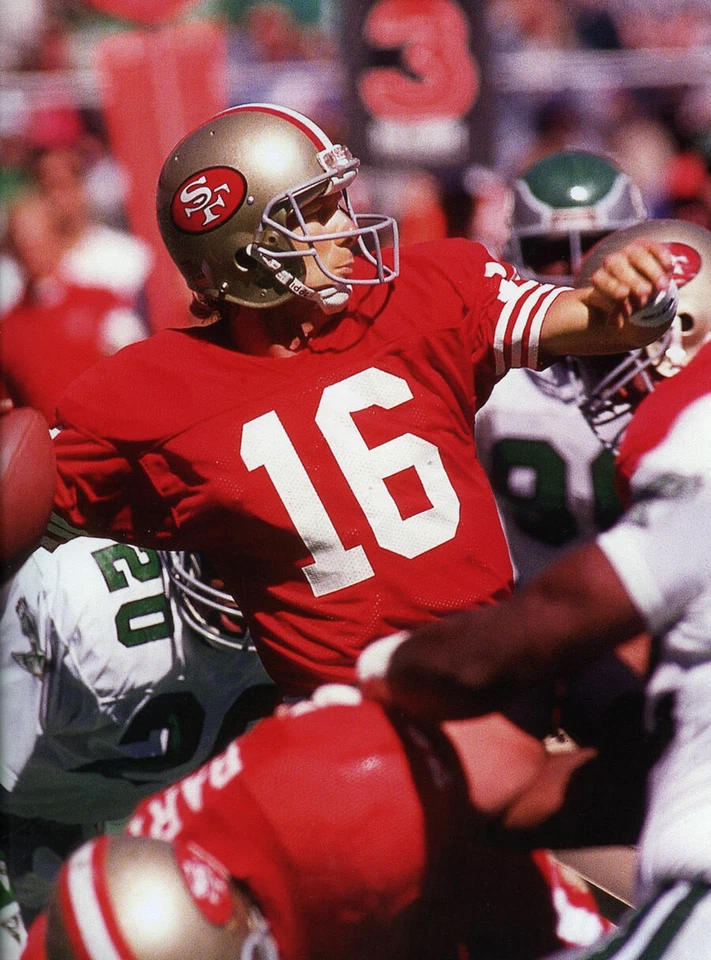 FOTO BRILLANTE JOE MONTANA 8X10 Foto 1 de 1