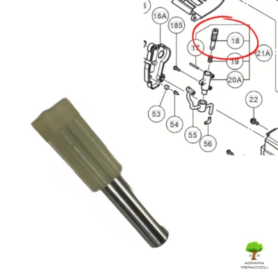 GIRANTE POMPA OLIO HITACHI PER MOTOSEGA CS33EB CS33EDT CS33EDTP 6685354