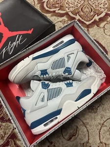 Jordan 4 Retro Military Blue 2024 Size 10 FV5029 141 - Picture 1 of 7