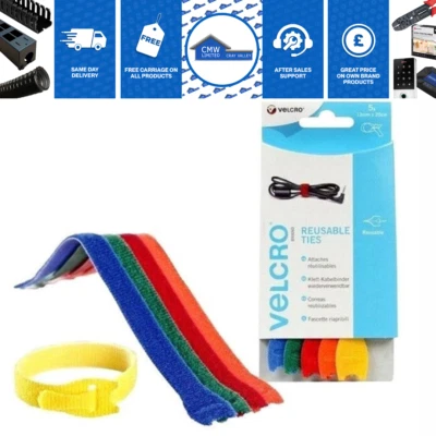 VELCRO® GENUINE ONE-WRAP Reusable Ties Double Sided Cable - Image 1 of 4