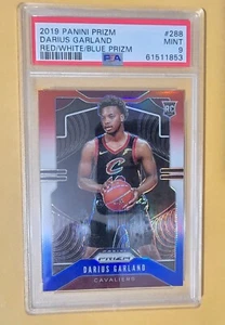 2019 Panini Prizm DARIUS GARLAND *ROOKIE RED WHITE & BLUE PRIZM* #288 PSA 9 - Bild 1 von 2