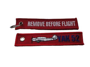 Schlüsselanhänger Remove before flight   Yak 52  ca 13x2,5, cm - Picture 1 of 1