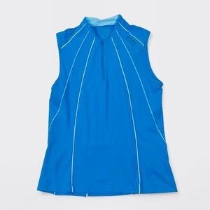 Gore Bike Wear Women's Blue Sleeveless Cycling Singlet Tank Top Size M - Picture 1 of 7