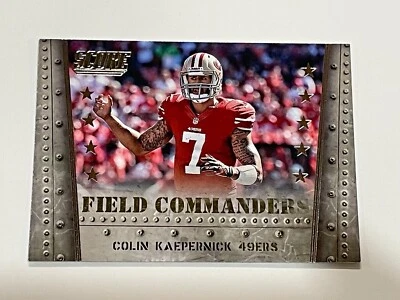 2014 Score Football Field Commanders - Colin Kaepernick - San Francisco 49ers - Image 1 of 2