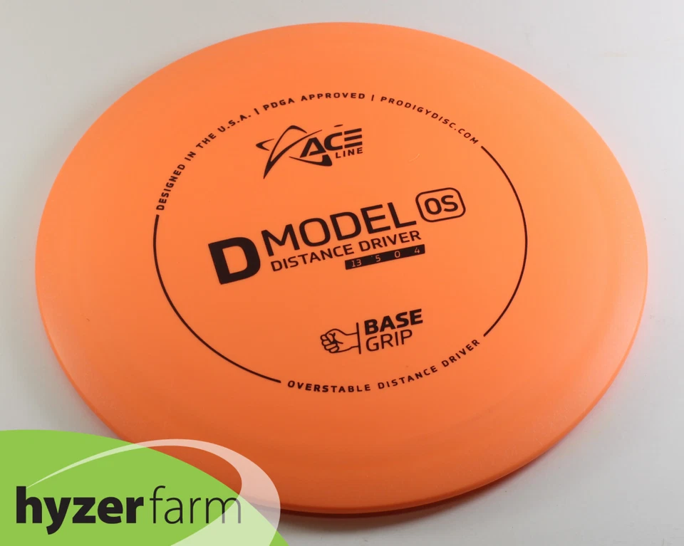 Prodigy ACE LINE GLOW BASEGRIP D MODEL OS *pick weight & color* Hyzer Farm disc - Image 1 of 1