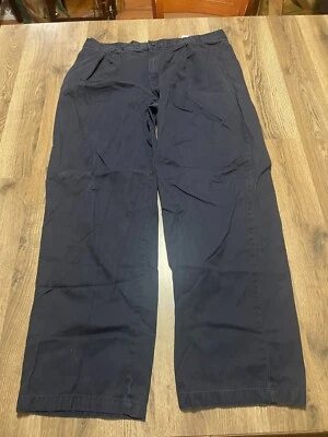 Pantalones Chaps, Para Hombre Talla 38x32, Azul Oscuro, Pierna Recta, Bolsillos Foto 1 de 4