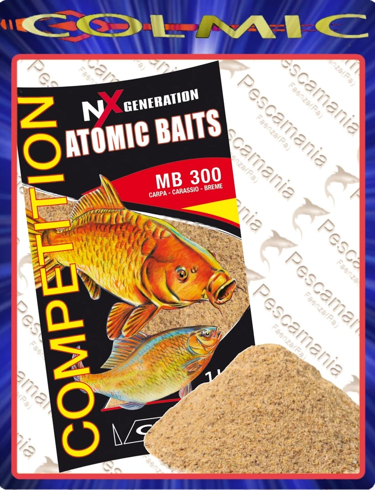 Colmic MB 300 Karpfen - Brassen - Breme Atomic Baits NX Generation 1 Kg - Bild 1 von 1