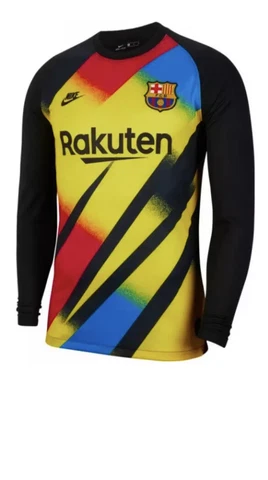 Nike Men's Barcelona Long Sleeve Goal Keeper Soccer Jersey Shirt Size Small Cover