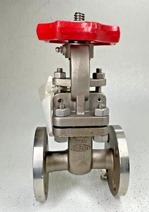ALOYCO Fig: 117S Stainless Steel CF8M Gate Valve 3/4" Class 150 RF Flanged End - Picture 1 of 17