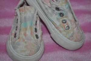 Blowfish Malibu Toddler Size 6 Shoes Multi Pastel Girls Slip On Sneakers - Picture 1 of 15
