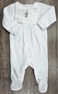 Baby Girl Clothes New Rock A Bye 6-9 Month Velour Elephant Footed Outfit - Picture 1 of 4