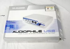 M-Audio Audiophile USB Audio & MIDI Interface w/ S/PDIF & Power Supply Open Box - Picture 1 of 12