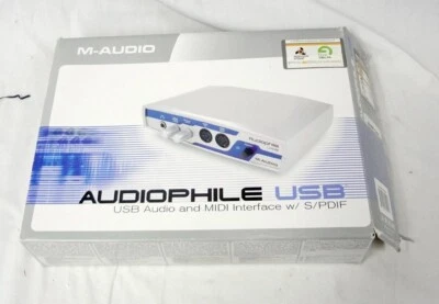 M-Audio Audiophile USB Audio & MIDI Interface w/ S/PDIF & Power Supply Open Box - Image 1 of 4