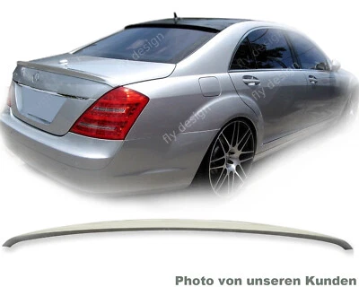 Spoiler passend für Mercedes W221, Stil, Type A, sportlicher Look, Abrisskante - Bild 1 von 4