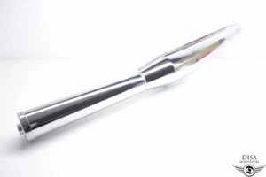 Tuning Auspuff Rennauspuff Chrom für Hercules Prima 2 3 4 5 Optima Mofa Moped - Bild 1 von 7