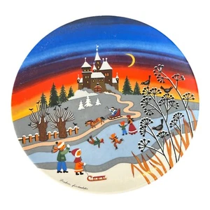 Reutter Barbara Furstenhofer  WINTER I Porcelain Plate 7.75” Made In Germany - Picture 1 of 5