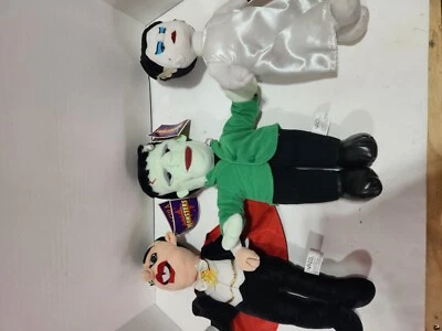 3 Universal Studios Monsters 2000 Stuffins Halloween 9" Peluche De Colección Foto 1 de 4