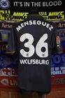 4/5 VfL Wolfsburg Adults L 2003 #9 Menseguez Wyjazdowa koszulka piłkarska Jersey Piłka nożna