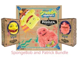Fuggler Spongebob Squarepants & Patrick Starfish Fugglers Nickelodeon Bundle NEW - Picture 1 of 10
