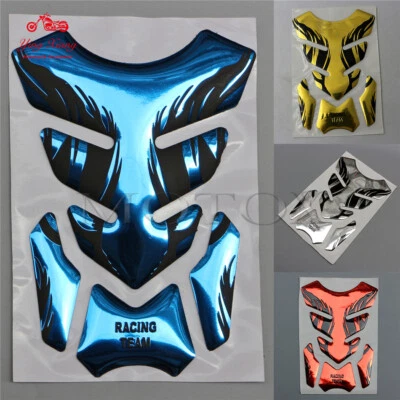 Almohadilla de calcomanía para tanque de combustible tapa de gas adhesiva protectora apta para Kawasaki ZX6R ZX7R ZX12R Foto 1 de 2