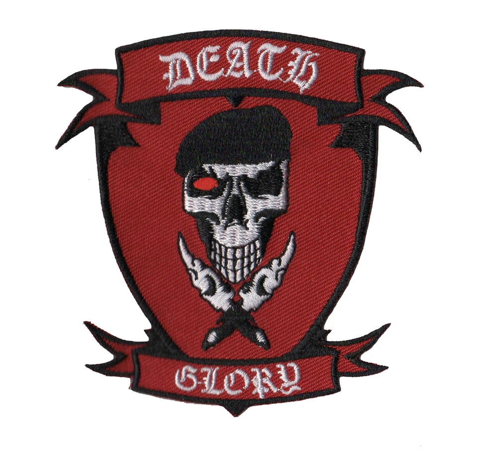 Jack Krauser Death Glory Iron on Patch from RE4 - Image 1 of 1
