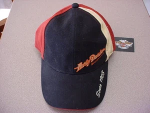 Harley-Davidson® Motorcycle Embroidered Twill Cap Baseball Hat *NEW* - Picture 1 of 5