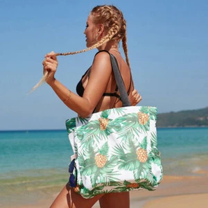 Vida Beach Bags for Women - Large Beach Tote Bag which is Waterproof & Sandproof - Picture 1 of 30