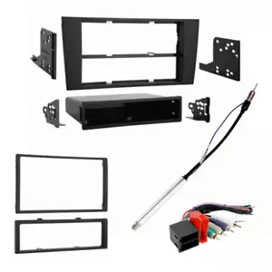 Aftermarket Single & Double-Din Radio Install Dash Kit & Wires for Audi A4 & S4 - Picture 1 of 5